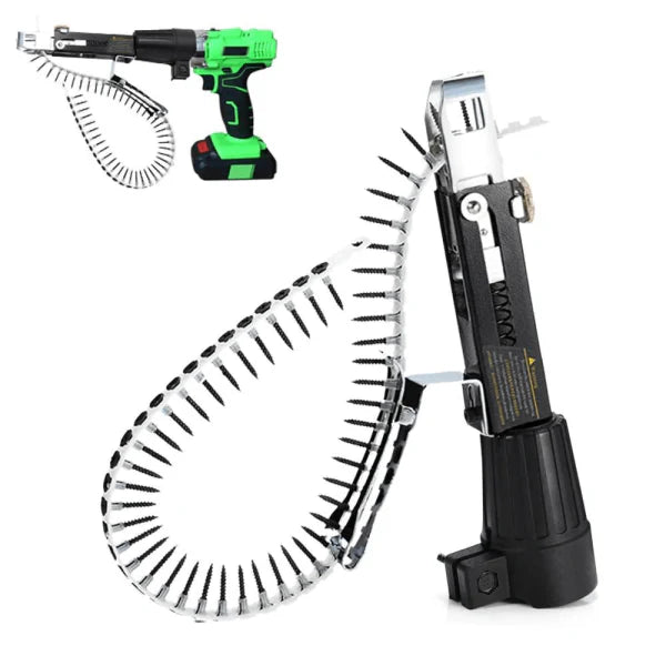Automatic Screw Chain Adapter for Electric/Cordless Drill - Streamline your screw-driving tasks with this versatile and efficient power tool accessory.