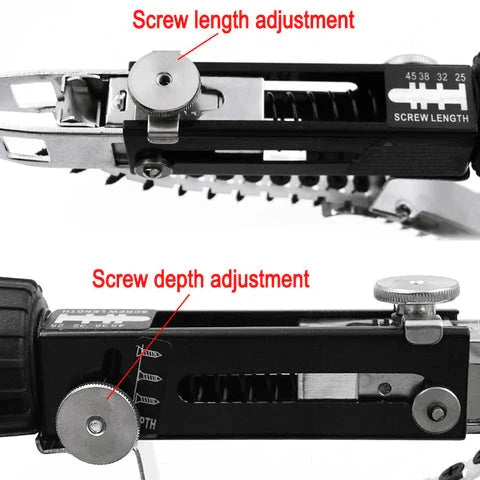 Automatic Screw Chain Adapter for Electric/Cordless Drill - Streamline your screw-driving tasks with this versatile and efficient power tool accessory.