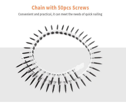 Automatic Screw Chain Adapter for Electric/Cordless Drill - Streamline your screw-driving tasks with this versatile and efficient power tool accessory.