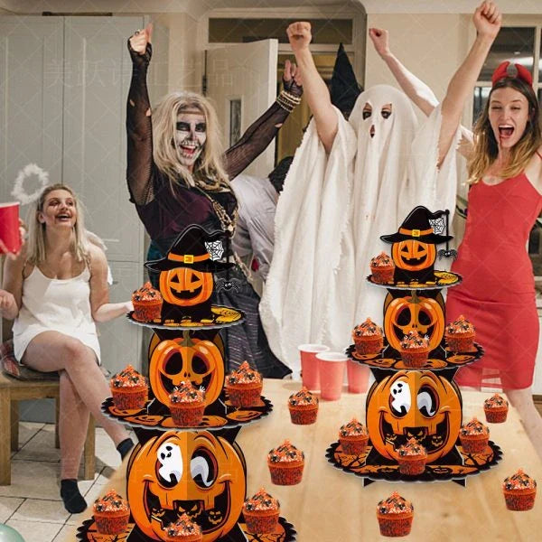 Hhomeenjoy Ghoulcake Halloween Themed Cupcake Stand