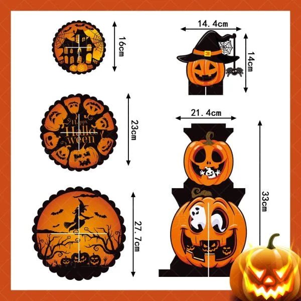 Ghoulcake Halloween Themed Cupcake Stand - Festive dessert display for Halloween and other themed parties