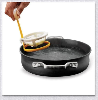 Perfect Poached Egg Maker - Compact, BPA-free Plastic Egg Cooker for Effortless Hard-Boiled Eggs