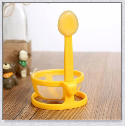 Perfect Poached Egg Maker - Compact, BPA-free Plastic Egg Cooker for Effortless Hard-Boiled Eggs