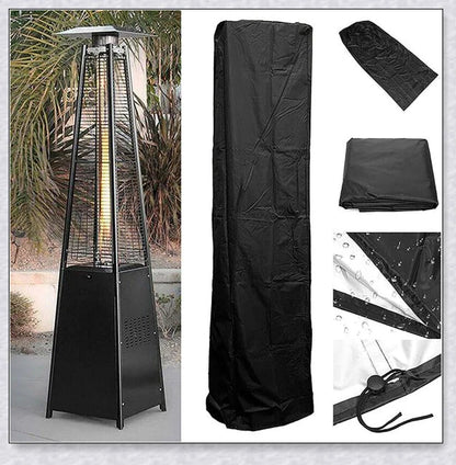 Premium Patio Heater Cover - Outdoor Propane Heater with Stainless Steel Construction and Efficient Heating