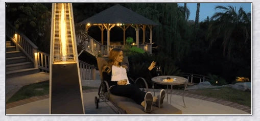 Premium Patio Heater Cover - Outdoor Propane Heater with Stainless Steel Construction and Efficient Heating
