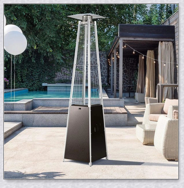 Premium Patio Heater Cover - Outdoor Propane Heater with Stainless Steel Construction and Efficient Heating