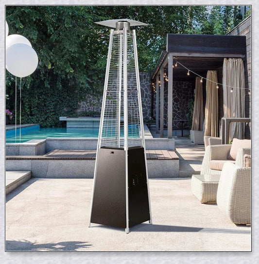 Premium Patio Heater Cover - Outdoor Propane Heater with Stainless Steel Construction and Efficient Heating