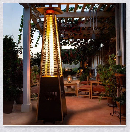 Premium Patio Heater Cover - Outdoor Propane Heater with Stainless Steel Construction and Efficient Heating
