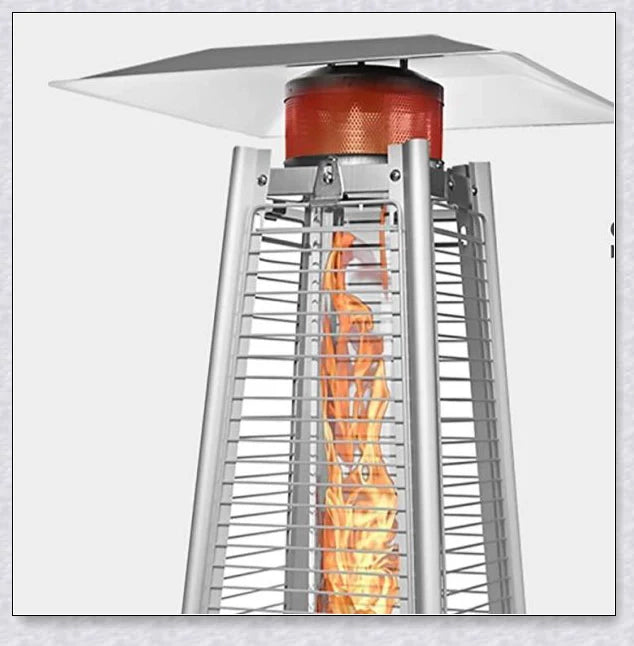 Premium Patio Heater Cover - Outdoor Propane Heater with Stainless Steel Construction and Efficient Heating
