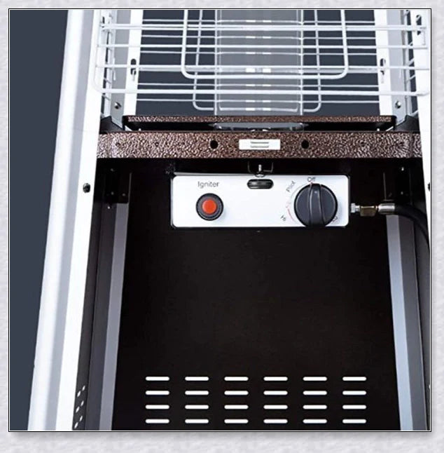 Premium Patio Heater Cover - Outdoor Propane Heater with Stainless Steel Construction and Efficient Heating