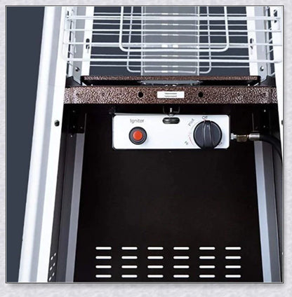 Premium Patio Heater Cover - Outdoor Propane Heater with Stainless Steel Construction and Efficient Heating