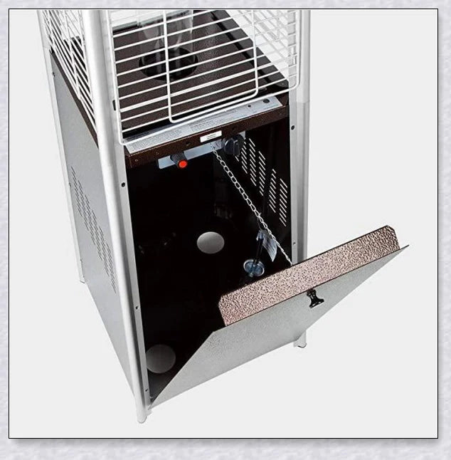 Premium Patio Heater Cover - Outdoor Propane Heater with Stainless Steel Construction and Efficient Heating