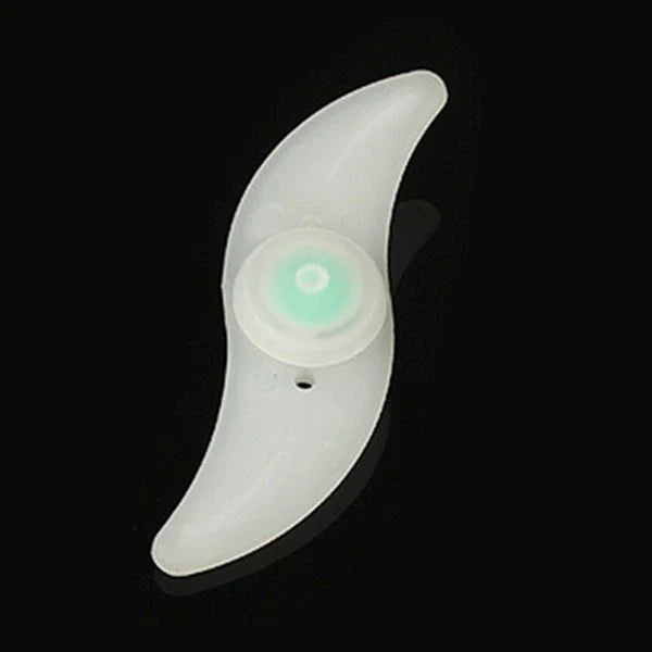 Bicycle Spoke Light with Silica Gel Construction and Multiple Lighting Modes for Improved Visibility and Safety on the Road