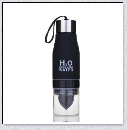 H2O Fruit Infusion Water Bottle with interchangeable infuser for customized hydration