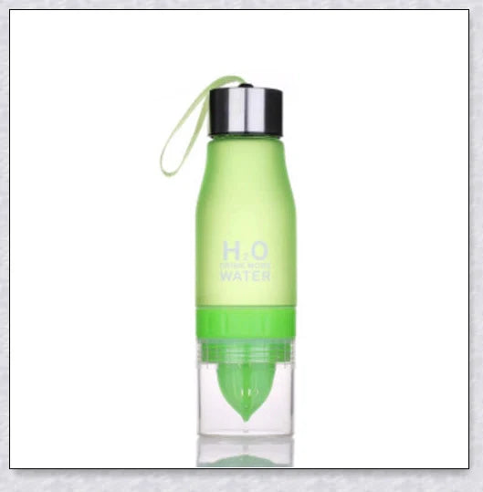 H2O Fruit Infusion Water Bottle with interchangeable infuser for customized hydration