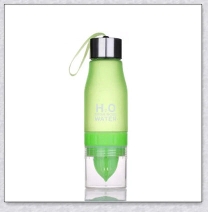 H2O Fruit Infusion Water Bottle with interchangeable infuser for customized hydration