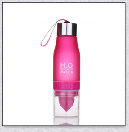 H2O Fruit Infusion Water Bottle with interchangeable infuser for customized hydration