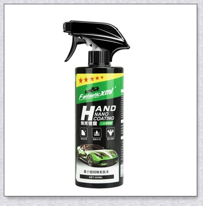 A bottle of Supergloss Car Coating Spray, showcasing its ability to protect and enhance the shine of a vehicle's paint, wheels, and other surfaces.