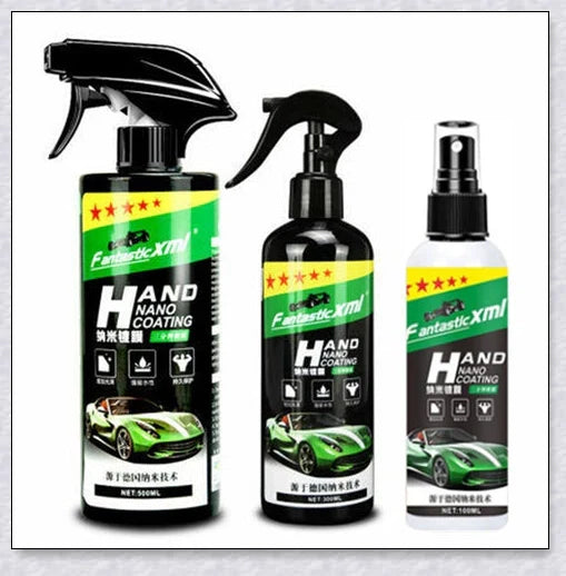 A bottle of Supergloss Car Coating Spray, showcasing its ability to protect and enhance the shine of a vehicle's paint, wheels, and other surfaces.