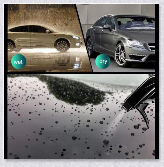 A bottle of Supergloss Car Coating Spray, showcasing its ability to protect and enhance the shine of a vehicle's paint, wheels, and other surfaces.