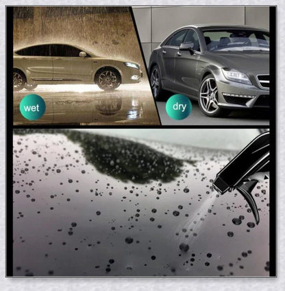 A bottle of Supergloss Car Coating Spray, showcasing its ability to protect and enhance the shine of a vehicle's paint, wheels, and other surfaces.