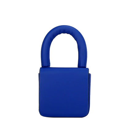 Net Red Texture Western Style Pottery Bag in assorted candy colors, featuring a unique net-like texture and single strap design