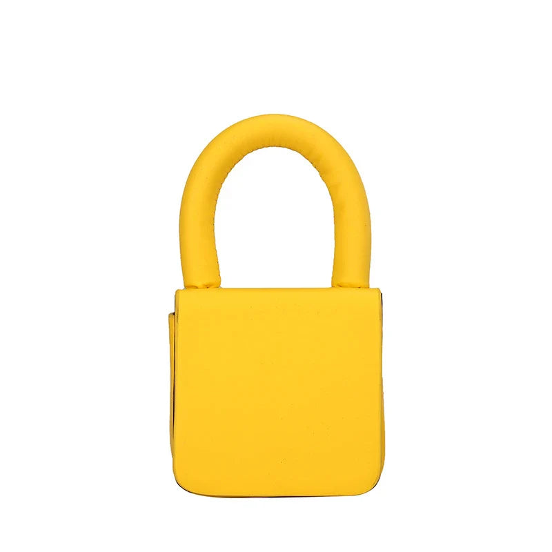 Net Red Texture Western Style Pottery Bag in assorted candy colors, featuring a unique net-like texture and single strap design