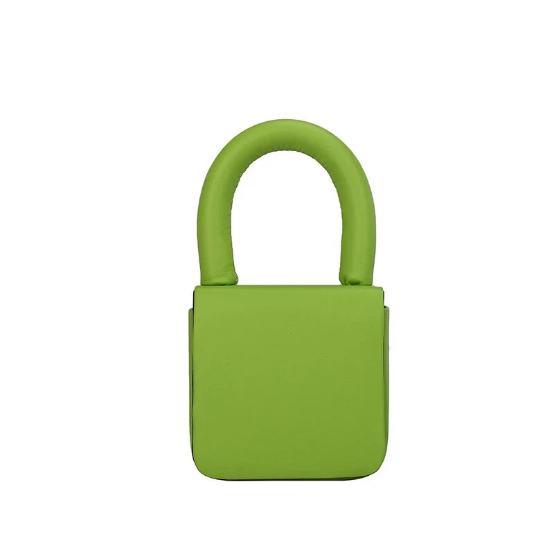 Net Red Texture Western Style Pottery Bag in assorted candy colors, featuring a unique net-like texture and single strap design