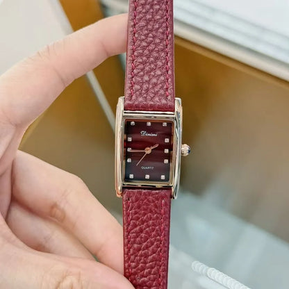 Alloy Ankela Red women's watch showing 8mm thickness and Chinese style design with various colour options