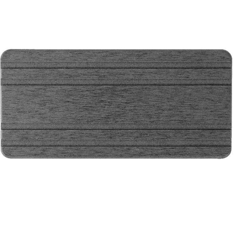 Three square diatom oil bathroom draining pads in modern solid colours for countertops