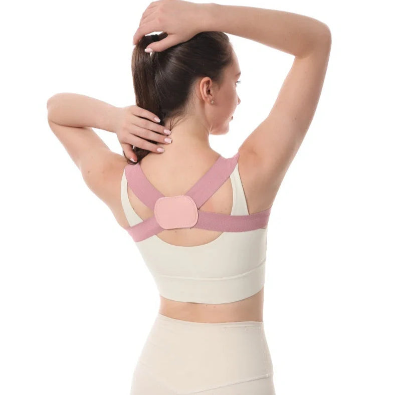 Adjustable bra straps in black, white, and pink colours with sliding adjustment mechanism