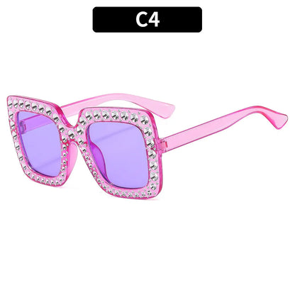 Plastic sunglasses in various colour combinations for sun protection during travel and cycling