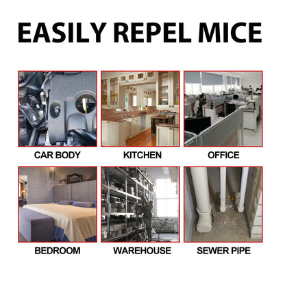 60ml natural rat repellent spray bottle with clove and peppermint oils for outdoor and car use