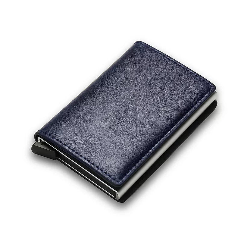 Slim PU leather credit card holder in various colors