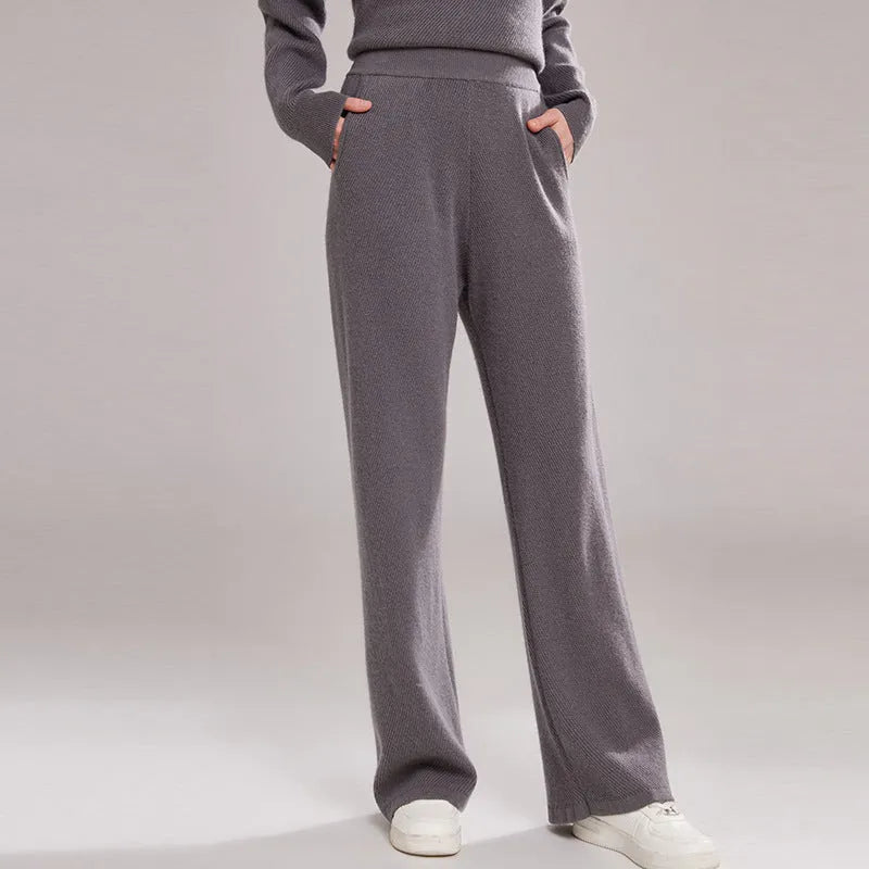 Women's casual cashmere leggings in free size with high elasticity for commuting