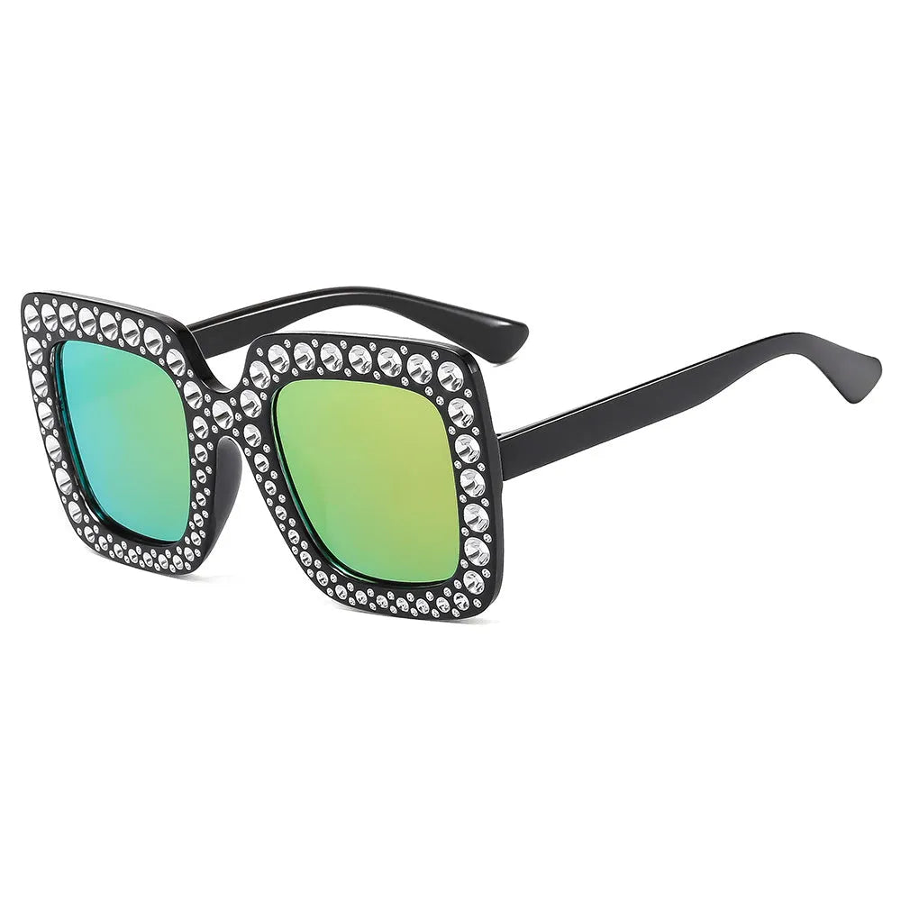 Plastic sunglasses in various colour combinations for sun protection during travel and cycling