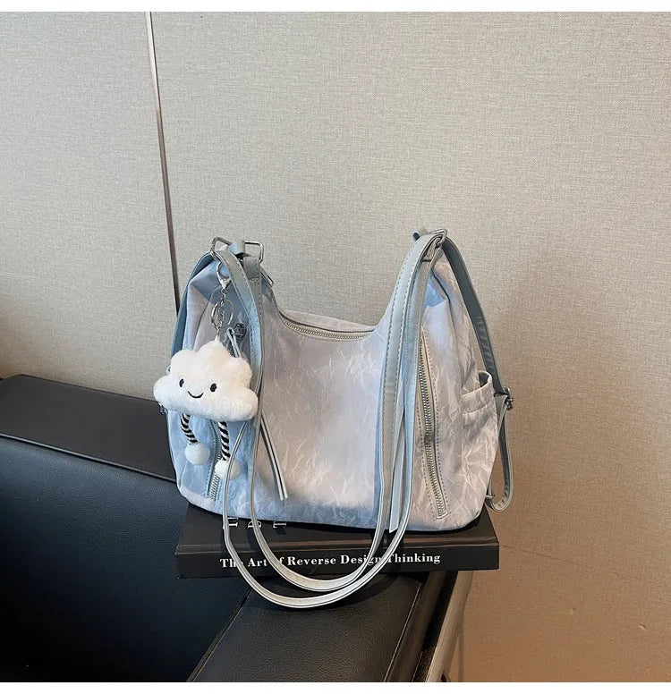 Women's soft PU fabric backpack with cool back styling in multiple colour options