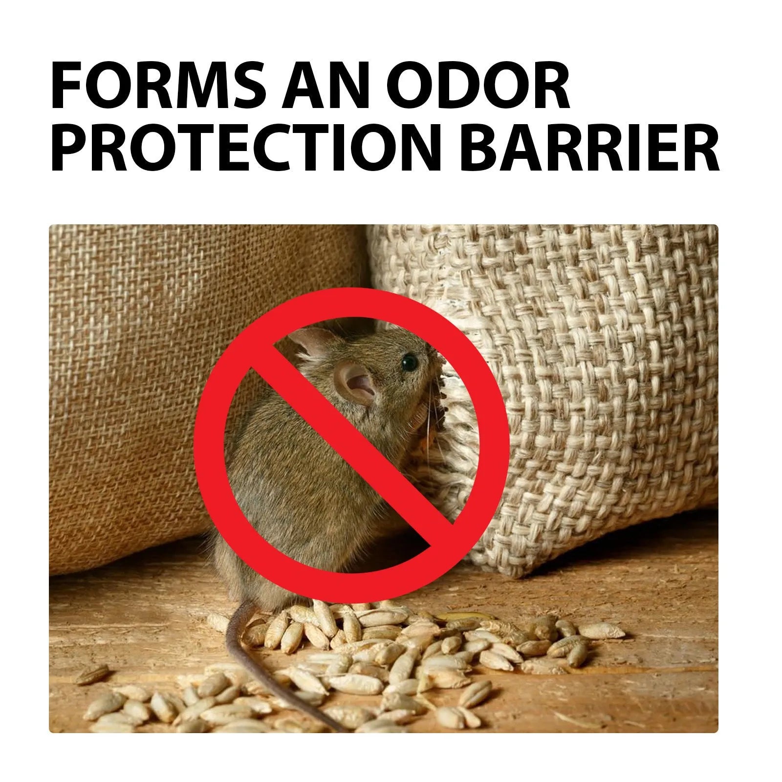 60ml natural rat repellent spray bottle with clove and peppermint oils for outdoor and car use