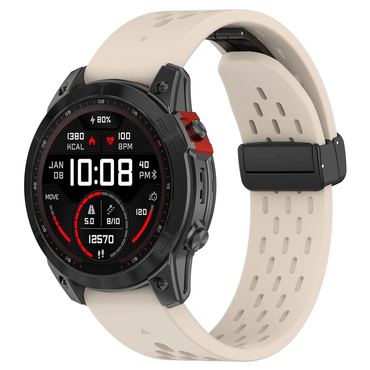 Fenix8 quick release watch strap in multiple colours with porous design and included tools