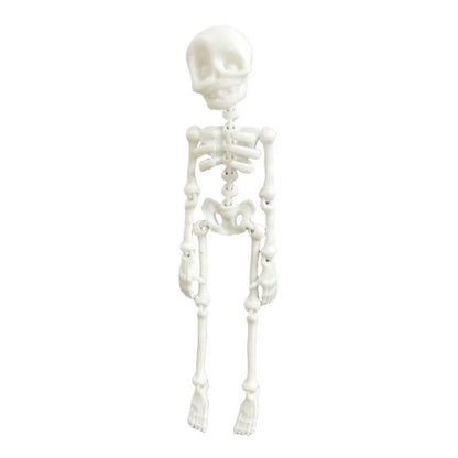 3D printed skull refrigerator magnet in luminous green colour, 18cm high Halloween decoration