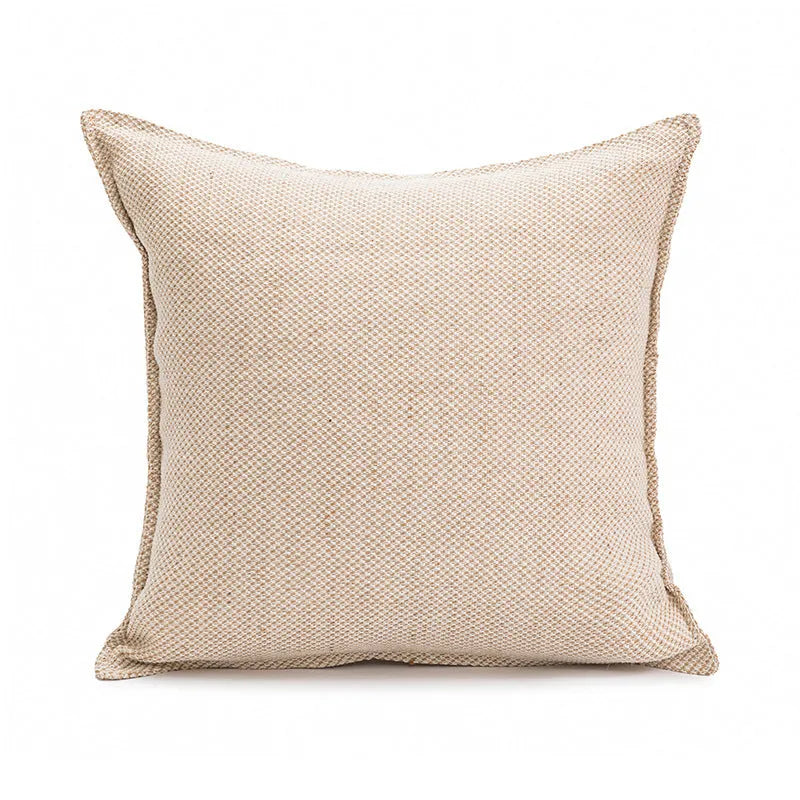 Pillow cushion in solid colour with coreless design for sofas and bay windows