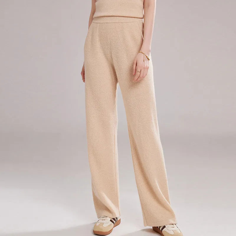 Women's casual cashmere leggings in free size with high elasticity for commuting