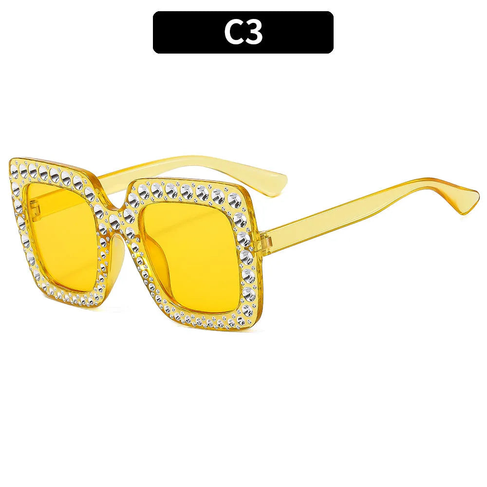 Plastic sunglasses in various colour combinations for sun protection during travel and cycling