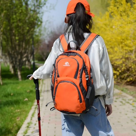20-litre outdoor sports backpack with air pillow belt in multiple colour options.