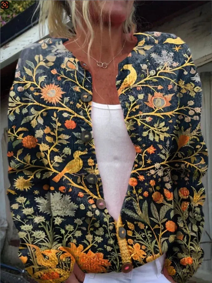 Women's Halloween top with 3D digital printing pattern, long sleeves, available in sizes S to 5XL