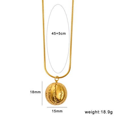 Stainless steel fruit necklace pendant with six design options including apple, grape, watermelon shapes on 40-45cm chain
