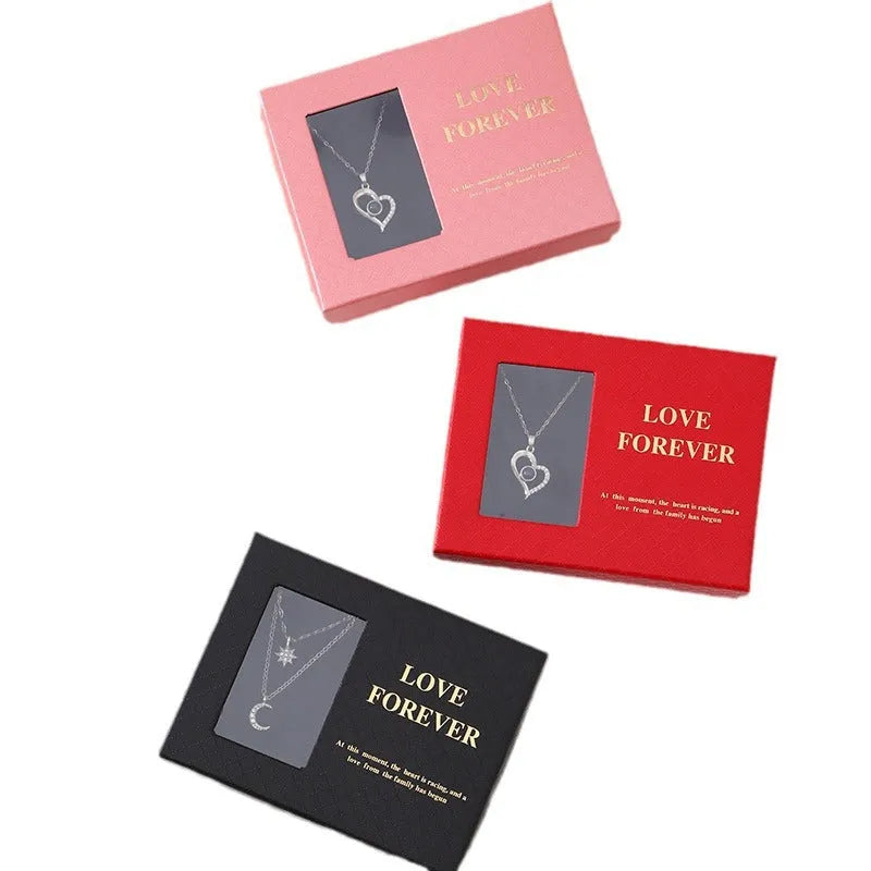 Red soap flower gift set in Korean-style box measuring 12.5cm with handbag