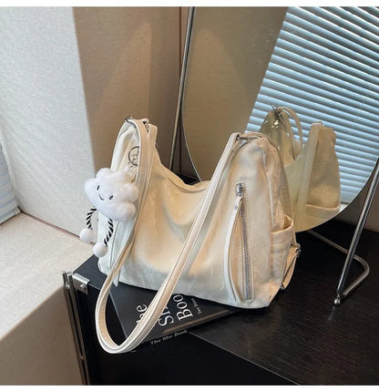 Women's soft PU fabric backpack with cool back styling in multiple colour options
