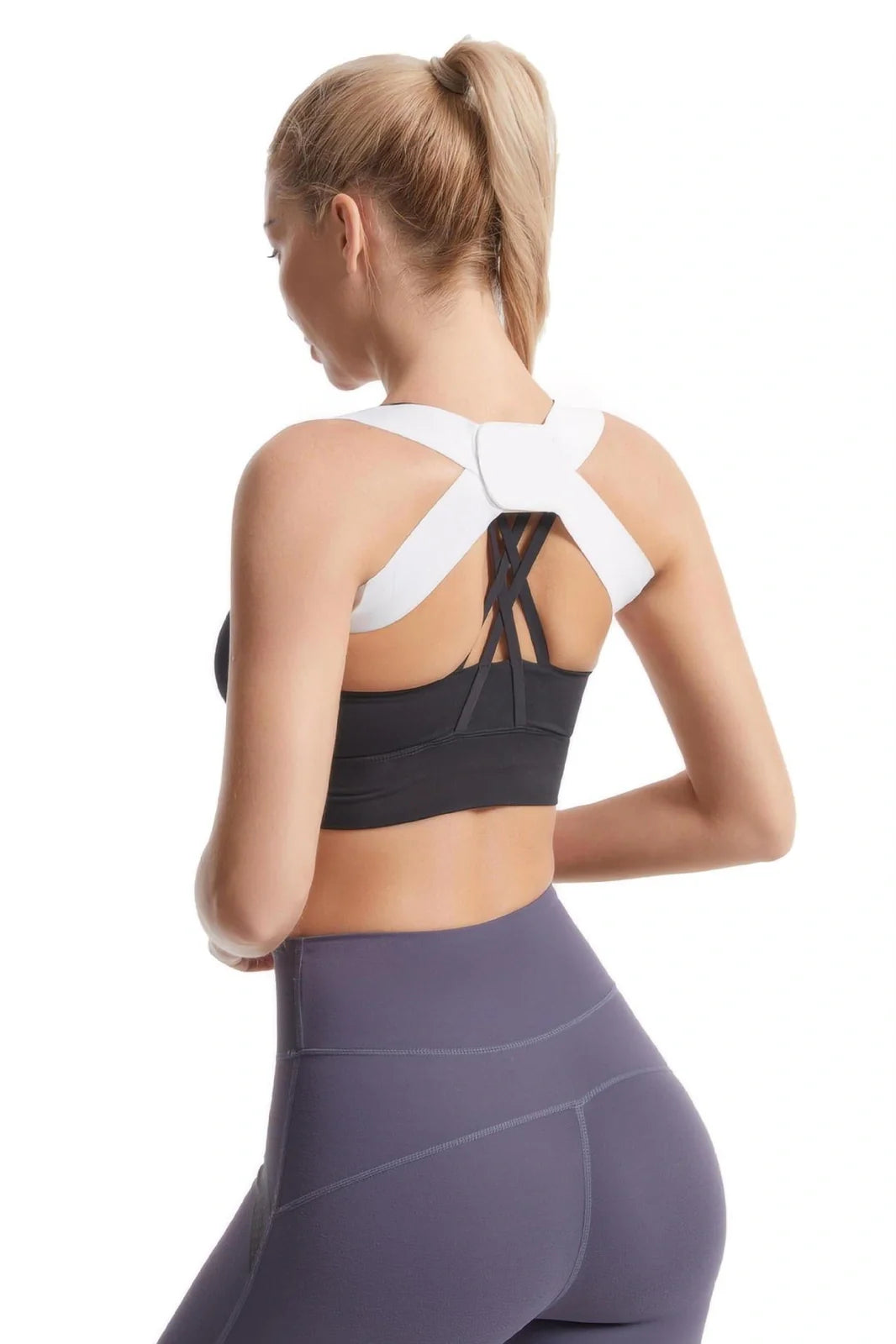 Adjustable bra straps in black, white, and pink colours with sliding adjustment mechanism