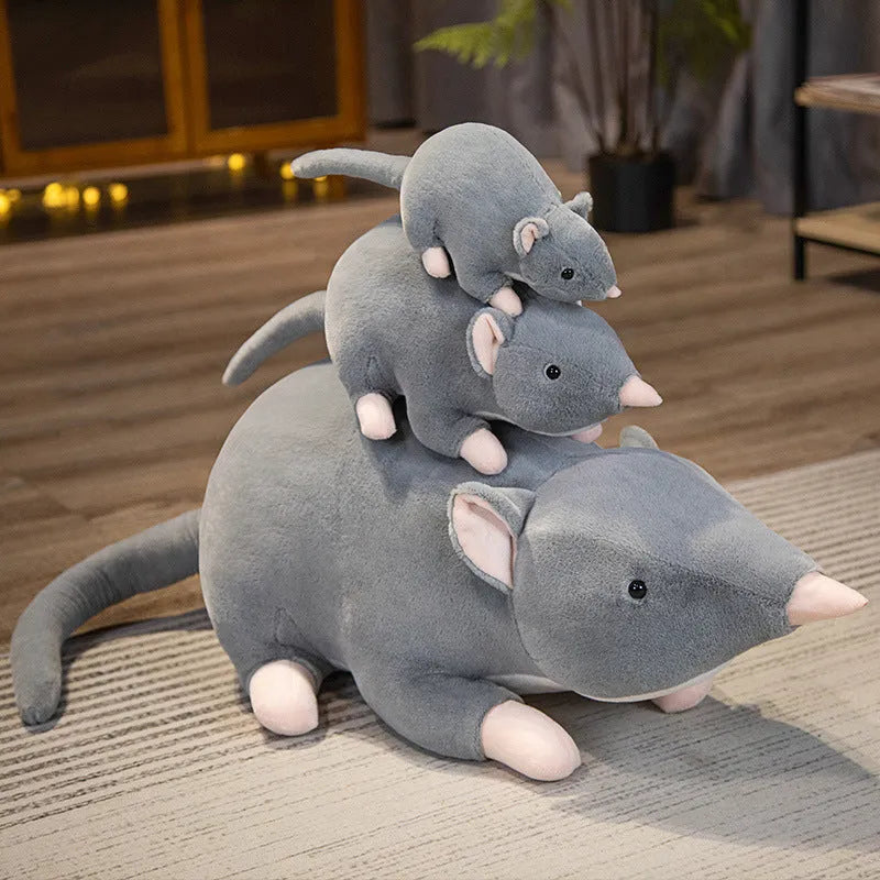 Cartoon Little Mouse Doll Plush Toy Doll Children Accompany 32cm 50cm 100cm sizes soft stuffed animal gift for youth ages 15-35 years